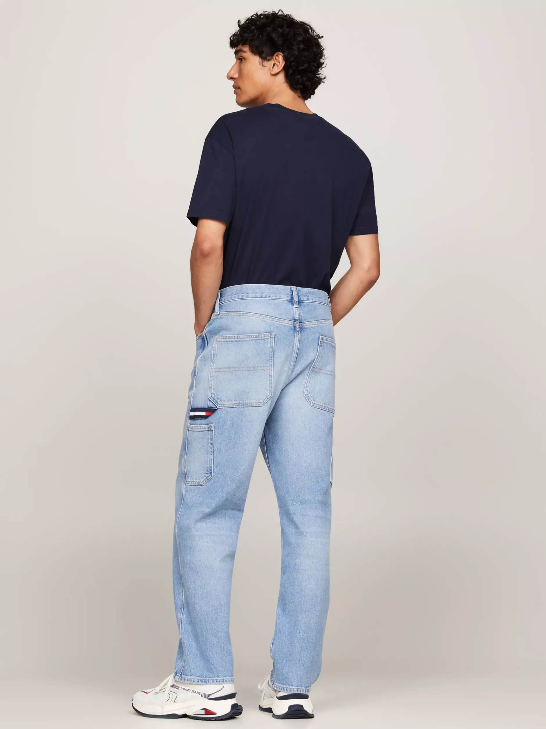 Jeansy*Tommy Hilfiger Jeansy Typu Skater O Fasonie Stolarskim DENIM LIGHT