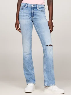 Jeansy*Tommy Hilfiger Jeansy Z Rozszerzanymi Nogawkami O średnim Stanie DENIM LIGHT