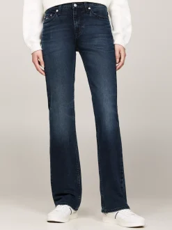 Jeansy*Tommy Hilfiger Jeansy Z Rozszerzanymi Nogawkami O średnim Stanie DENIM DARK