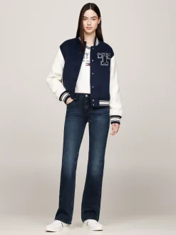 Jeansy*Tommy Hilfiger Jeansy Z Rozszerzanymi Nogawkami O średnim Stanie DENIM DARK