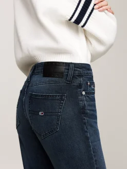 Jeansy*Tommy Hilfiger Jeansy Z Rozszerzanymi Nogawkami O średnim Stanie DENIM DARK