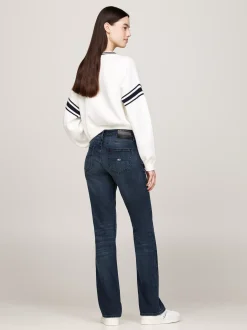 Jeansy*Tommy Hilfiger Jeansy Z Rozszerzanymi Nogawkami O średnim Stanie DENIM DARK