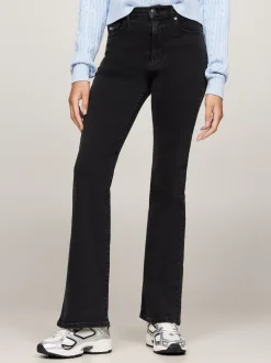 Jeansy*Tommy Hilfiger Jeansy Z Rozszerzanymi Nogawkami I Wysokim Stanem DENIM BLACK