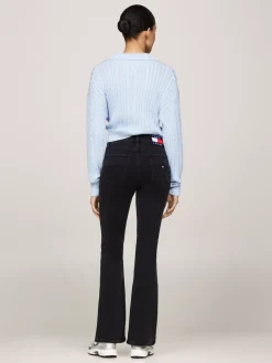 Jeansy*Tommy Hilfiger Jeansy Z Rozszerzanymi Nogawkami I Wysokim Stanem DENIM BLACK