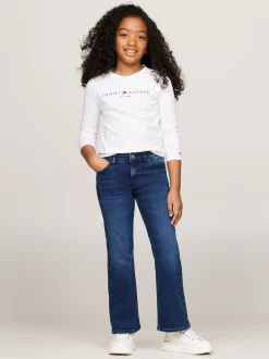 Jeansy*Tommy Hilfiger Jeansy Z Rozszerzanymi Nogawkami CORALBLUE