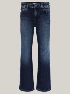 Jeansy*Tommy Hilfiger Jeansy Z Rozszerzanymi Nogawkami I Gwiazdkami BLUE / BLACK