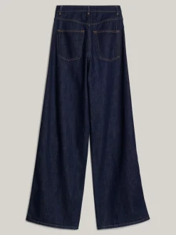Jeansy*Tommy Hilfiger Jeansy Z Szeroką Nogawką I Wypukłymi Szwami INDIGO DENIM