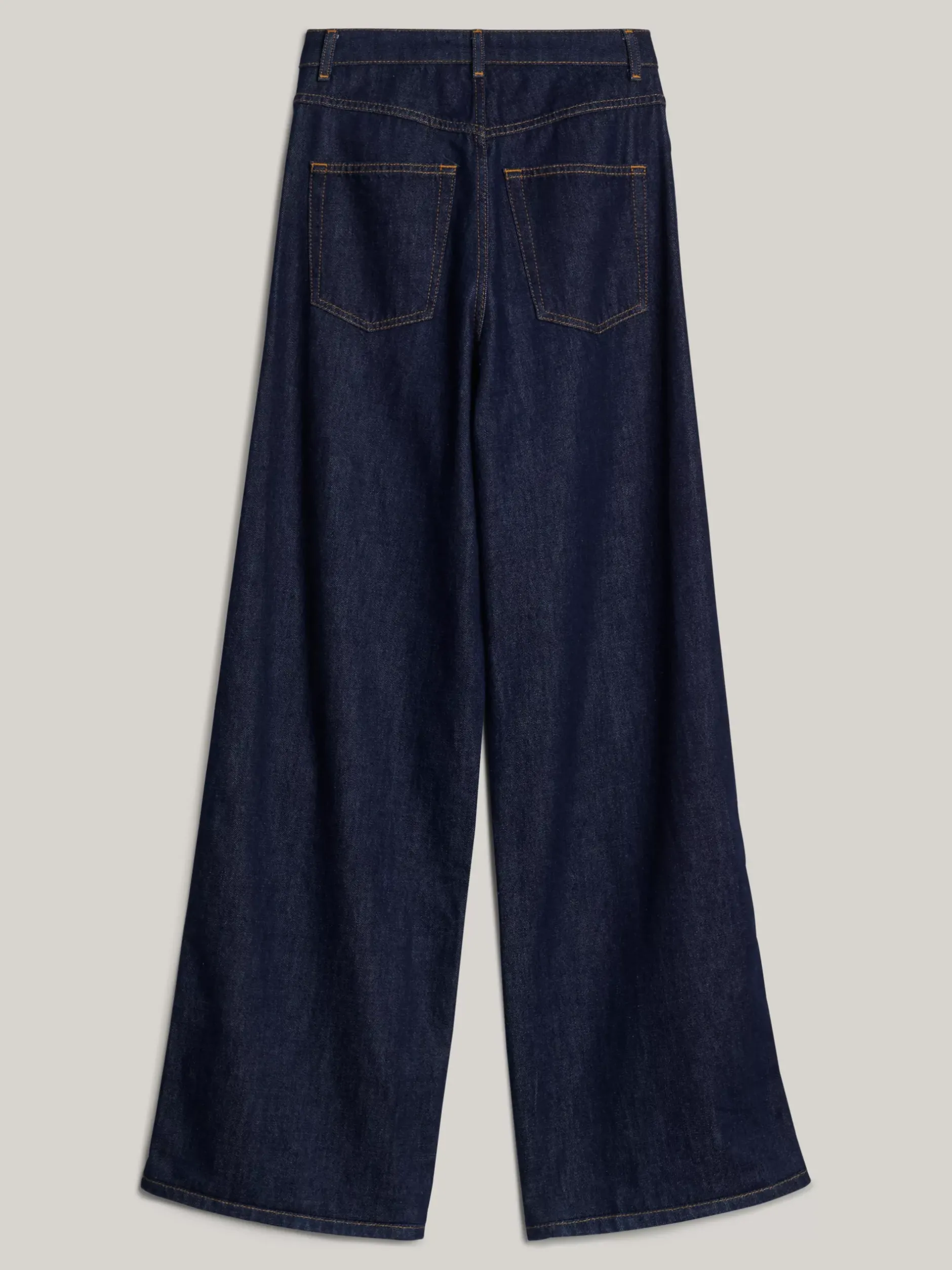 Jeansy*Tommy Hilfiger Jeansy Z Szeroką Nogawką I Wypukłymi Szwami INDIGO DENIM