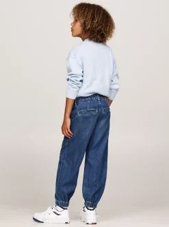 Jeansy*Tommy Hilfiger Jeansy Z Szerokimi Nogawkami Z Mankietami DARKUSEDLYOCELL