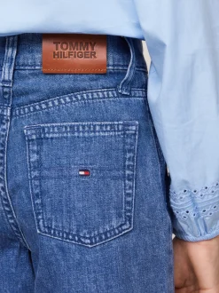 Jeansy*Tommy Hilfiger Jeansy Z Szerokimi Nogawkami I Karczkiem Z Tyłu LTWEIGHTDENIM