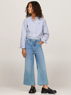 Jeansy*Tommy Hilfiger Jeansy Z Szerokimi Nogawkami Do Kostki LTUSED