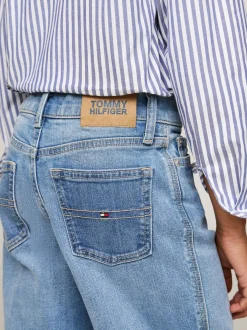 Jeansy*Tommy Hilfiger Jeansy Z Szerokimi Nogawkami Do Kostki LTUSED