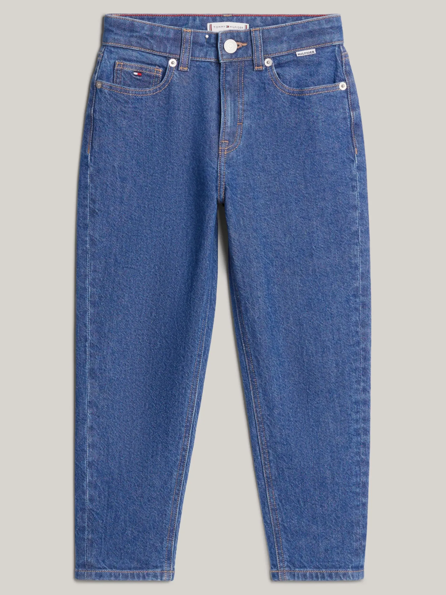 Jeansy*Tommy Hilfiger Jeansy Z Wysokim Stanem I Efektem Sprania DKSALTPEPPER