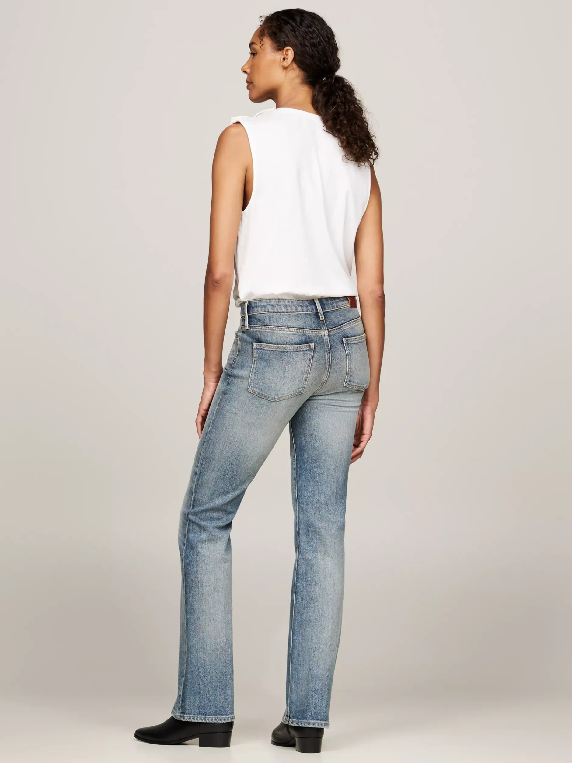 Jeansy*Tommy Hilfiger Jeansy Ze średnim Stanem I Efektem Wyblaknięcia MEG