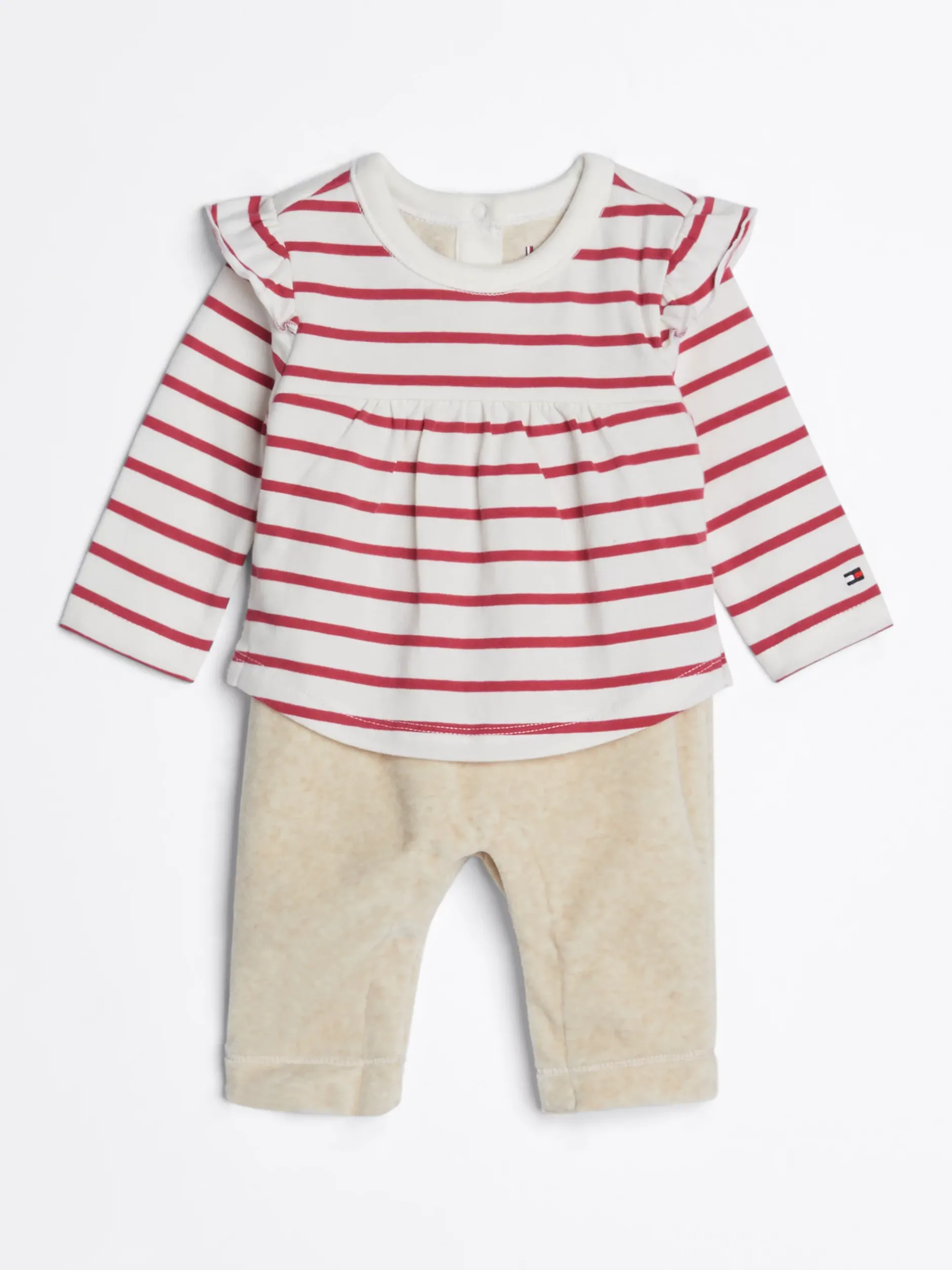 Dziewczynki|Chłopcy*Tommy Hilfiger Jednoczęściowe Ubranko W Paski HERITAGE PINK STRIPE