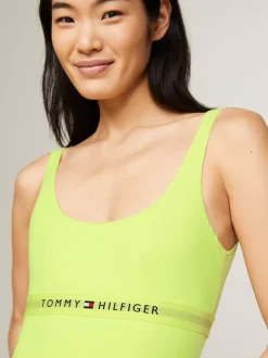 Stroje Kąpielowe*Tommy Hilfiger Jednoczęściowy Kostium Kąpielowy Original FADED LIME
