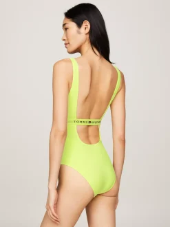 Stroje Kąpielowe*Tommy Hilfiger Jednoczęściowy Kostium Kąpielowy Original FADED LIME