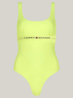 Stroje Kąpielowe*Tommy Hilfiger Jednoczęściowy Kostium Kąpielowy Original FADED LIME