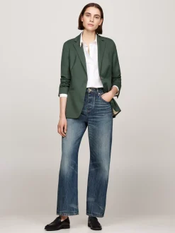 Marynarki*Tommy Hilfiger Jednorzędowa Marynarka O Regularnym Kroju MIDNIGHT MOSS