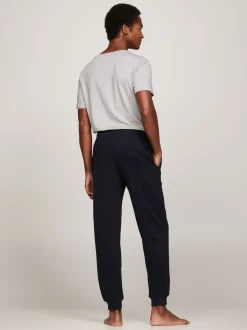 Stroje Domowe*Tommy Hilfiger Joggery Lounge TH Original Z Logo DESERT SKY