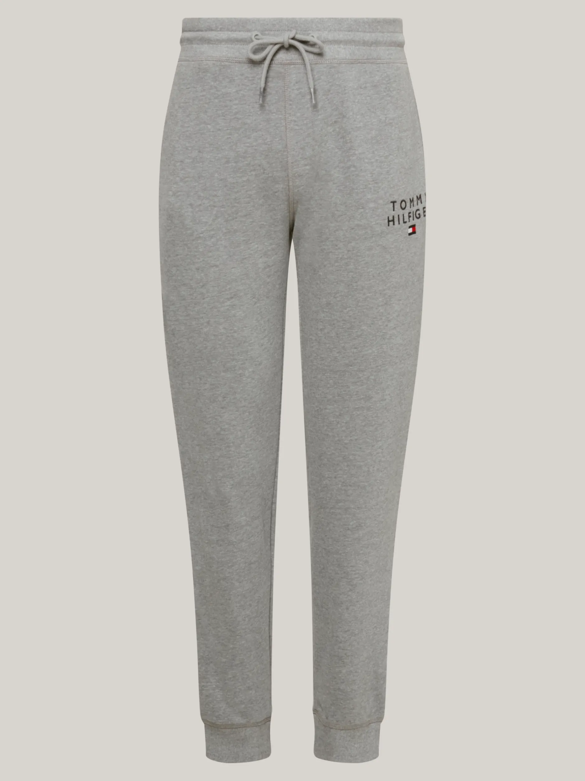 Stroje Domowe*Tommy Hilfiger Joggery Lounge TH Original Z Logo MEDIUM GREY HEATHER