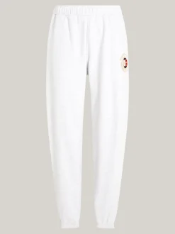 Spodnie*Tommy Hilfiger Joggery O Luźnym Kroju Z Logo Prep Explorer SILVER GREY
