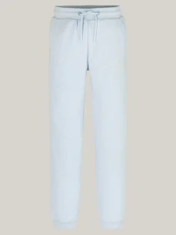 Spodnie, Szorty I Spódnice*Tommy Hilfiger Joggery Z Fakturą I Nadrukiem Z Logo BREEZY BLUE
