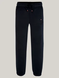 Spodnie I Szorty*Tommy Hilfiger Joggery Z Mankietami I Logo Hilfiger DESERT SKY