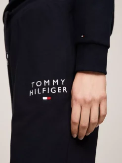 Stroje Domowe*Tommy Hilfiger Joggery Z Mankietami TH Original DESERT SKY