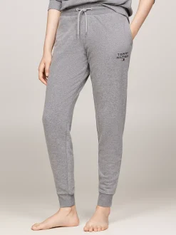 Stroje Domowe*Tommy Hilfiger Joggery Z Mankietami TH Original MID GREY HT