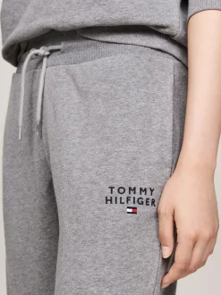 Stroje Domowe*Tommy Hilfiger Joggery Z Mankietami TH Original MID GREY HT