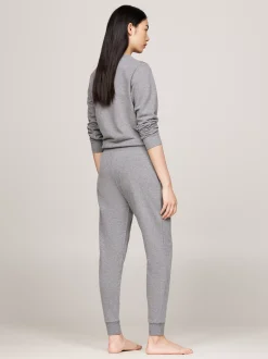 Stroje Domowe*Tommy Hilfiger Joggery Z Mankietami TH Original MID GREY HT