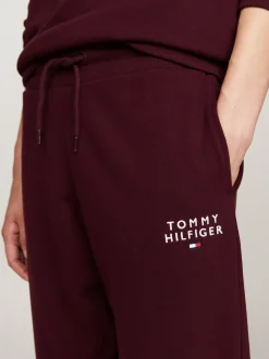 Stroje Domowe*Tommy Hilfiger Joggery Z Mankietami TH Original DEEP BURGUNDY