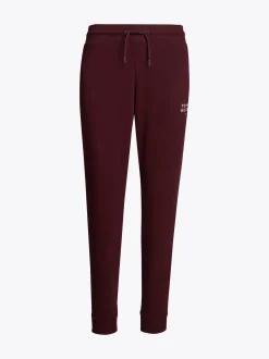 Stroje Domowe*Tommy Hilfiger Joggery Z Mankietami TH Original DEEP BURGUNDY