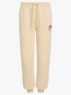 Spodnie*Tommy Hilfiger Joggery Z Mankietami U Dołu I Wyszywanym Logo COUNTRY IVORY