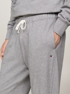 Spodnie*Tommy Hilfiger Joggery Z Mankietami Ze ściągaczem MEDIUM GREY HEATHER