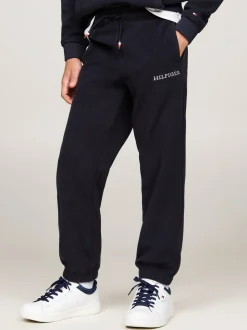 Spodnie, Szorty I Spódnice|Spodnie I Szorty*Tommy Hilfiger Joggery Z Polaru Hilfiger Monotype DESERT SKY