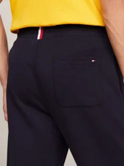 Dresy|Spodnie*Tommy Hilfiger Joggery Z Wyhaftowanym Logo I Mankietami DESERT SKY