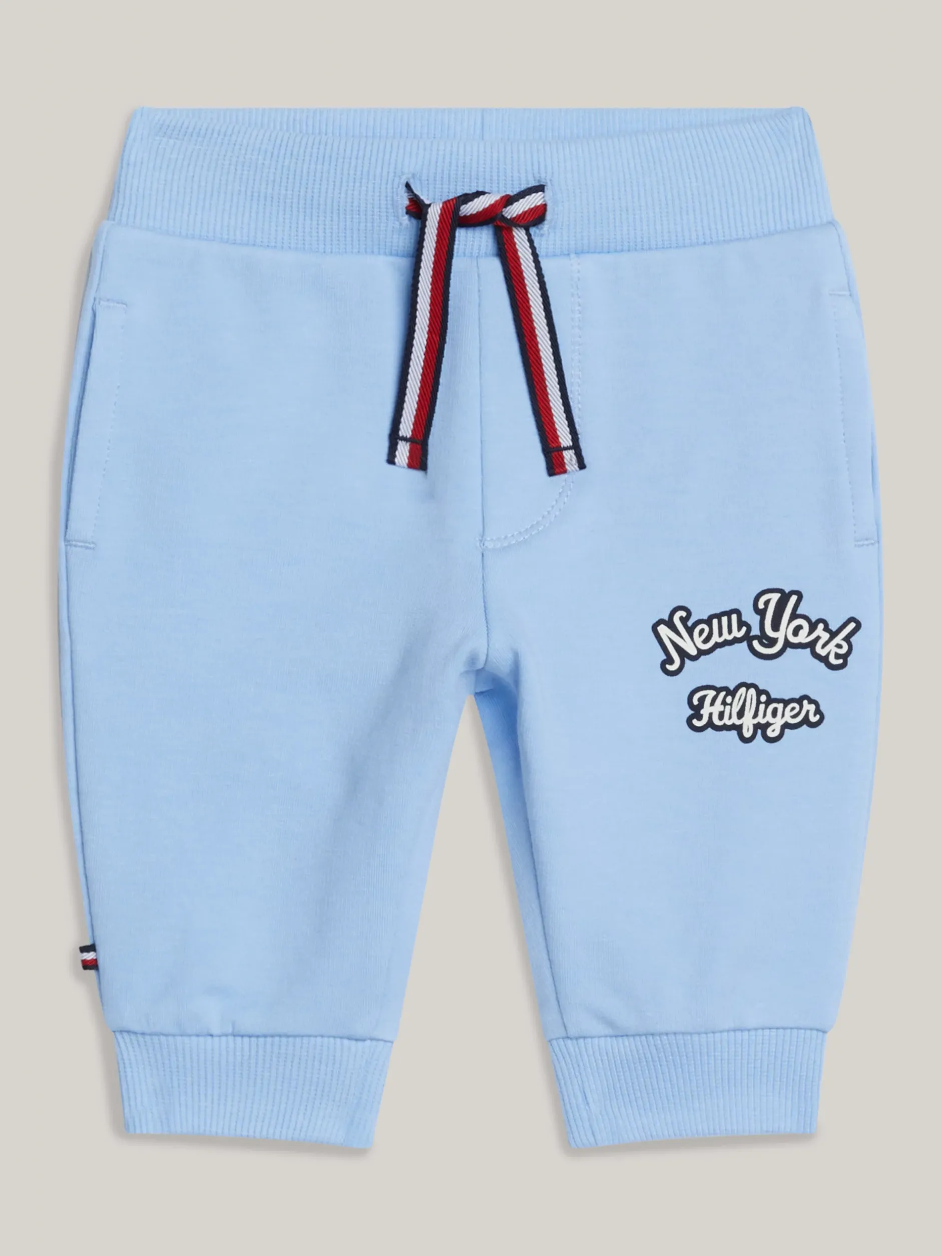 Dziewczynki|Chłopcy*Tommy Hilfiger Joggery Ze ściągaczami I Sygnowanymi Troczkami VESSEL BLUE
