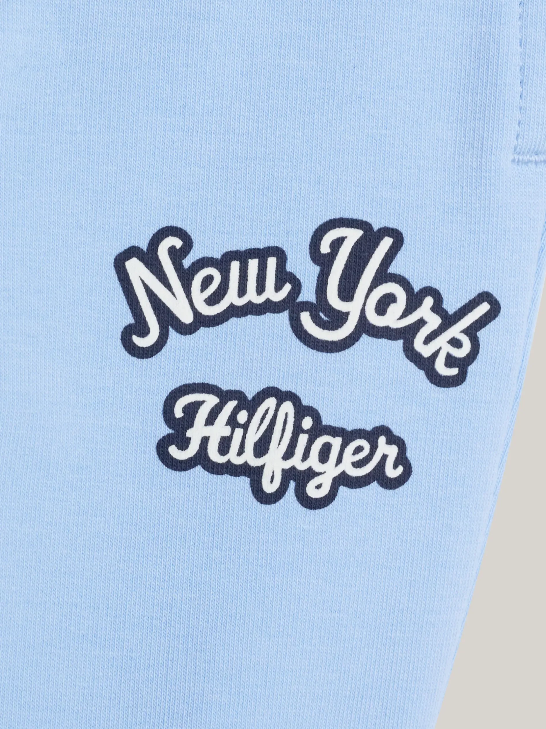 Dziewczynki|Chłopcy*Tommy Hilfiger Joggery Ze ściągaczami I Sygnowanymi Troczkami VESSEL BLUE