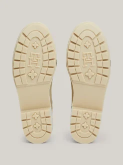 Botki*Tommy Hilfiger Kalosze Na Podeszwie Z Protektorem COUNTRY IVORY