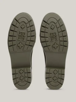 Botki*Tommy Hilfiger Kalosze Na Podeszwie Z Protektorem UTILITY OLIVE