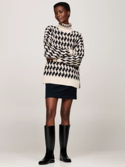 Botki*Tommy Hilfiger Kalosze Z Lakierowanej Gumy BLACK