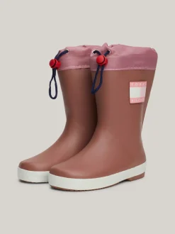 Obuwie I Akcesoria|Obuwie I Akcesoria*Tommy Hilfiger Kalosze Z Troczkami ANTIQUE ROSE