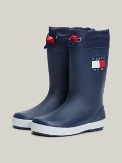 Obuwie I Akcesoria|Obuwie I Akcesoria*Tommy Hilfiger Kalosze Z Troczkami BLUE
