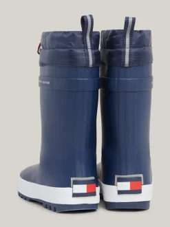 Obuwie I Akcesoria|Obuwie I Akcesoria*Tommy Hilfiger Kalosze Z Troczkami I Logo BLUE