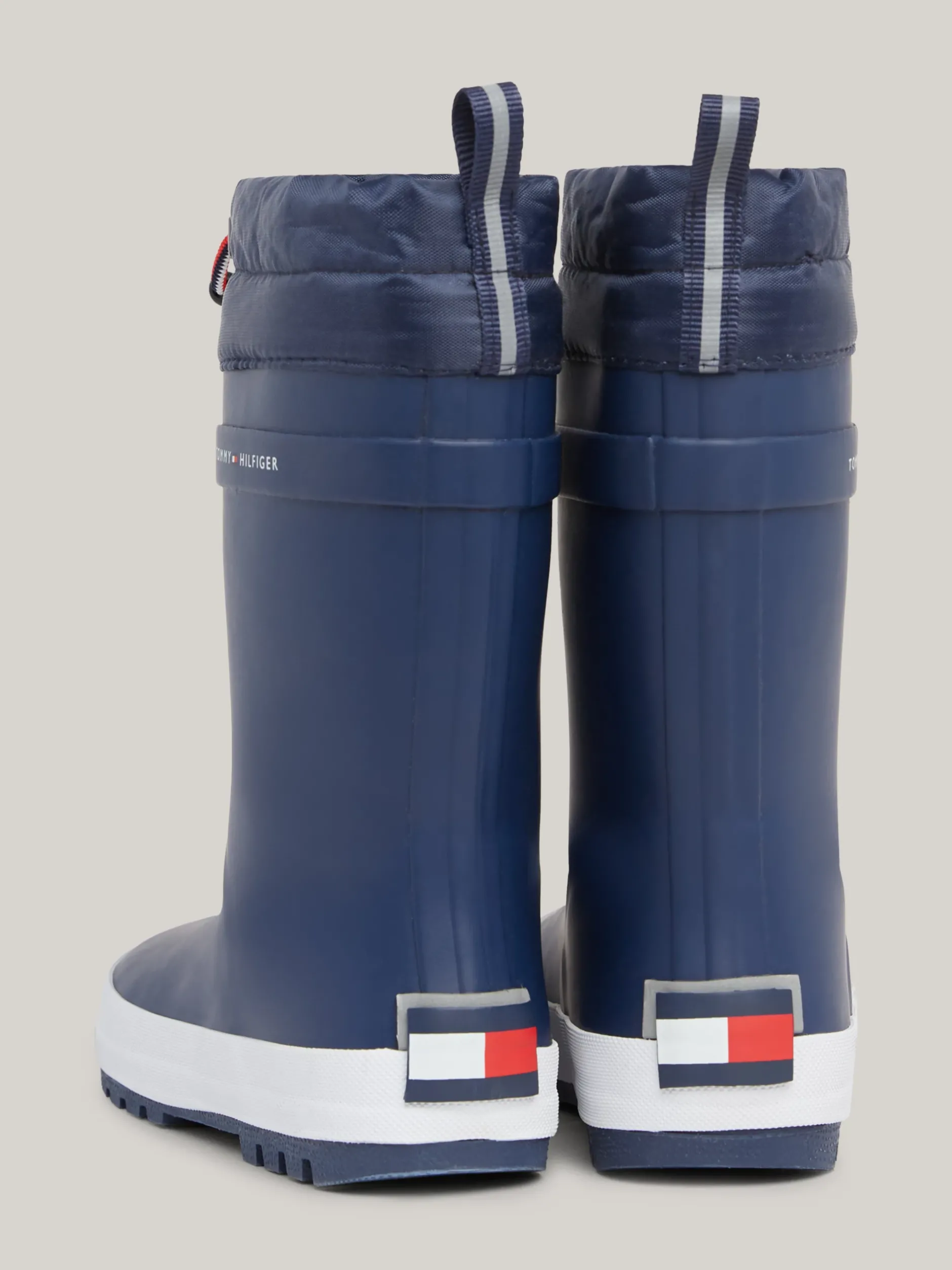 Obuwie I Akcesoria|Obuwie I Akcesoria*Tommy Hilfiger Kalosze Z Troczkami I Logo BLUE