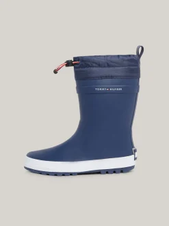 Obuwie I Akcesoria|Obuwie I Akcesoria*Tommy Hilfiger Kalosze Z Troczkami I Logo BLUE