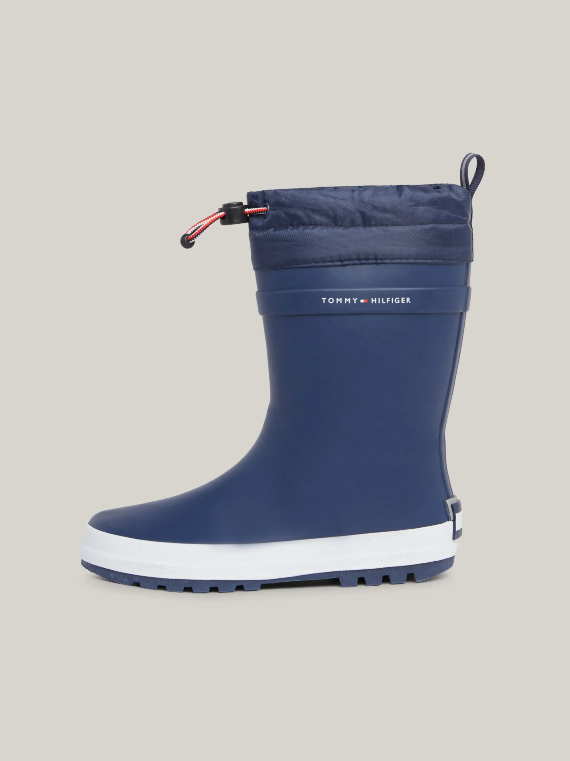 Obuwie I Akcesoria|Obuwie I Akcesoria*Tommy Hilfiger Kalosze Z Troczkami I Logo BLUE