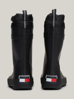 Obuwie I Akcesoria|Obuwie I Akcesoria*Tommy Hilfiger Kalosze Z Troczkami I Logo BLACK